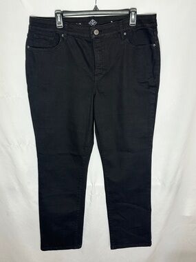 NWOT St. John's Bay Straight Leg Jeans - Black